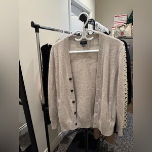 Club Monaco Light Gray Cardigan